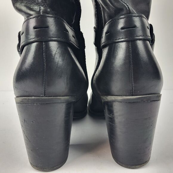 Naturalizer Kamora Women's Knee High Boots Black Faux Leather 7.5W Wide Calf - Picture 7 of 16